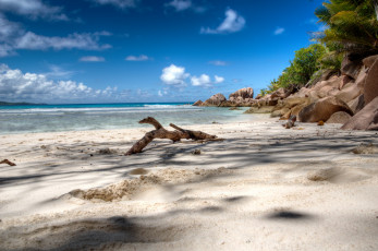 Картинка seychelles природа тропики острова океан
