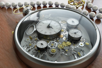 Картинка разное часы +часовые+механизмы бусы