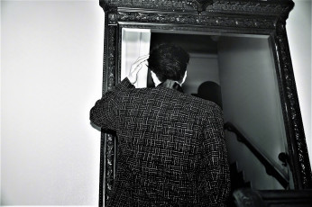 Картинка мужчины wang+yi+bo пиджак зеркало