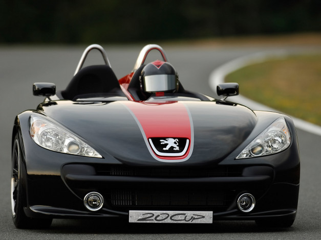Обои картинки фото 2005, peugeot, 20cup, black, track, автомобили