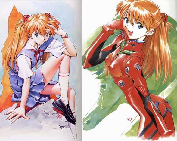 Обои картинки фото аниме, evangelion