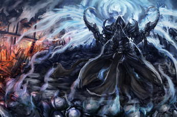Картинка видео+игры diablo+iii +reaper+of+souls арт игра дьявол серпы души