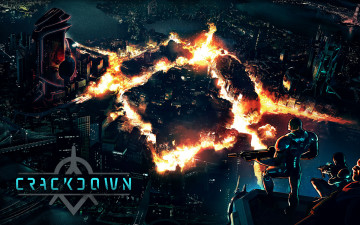 Картинка crackdown видео+игры город