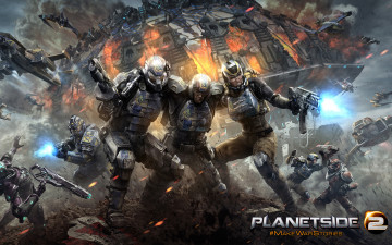 Картинка planetside+2 видео+игры оружие фантастика