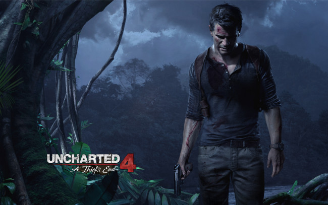 Обои картинки фото uncharted 4,  a thief`s end, видео игры, пистолет