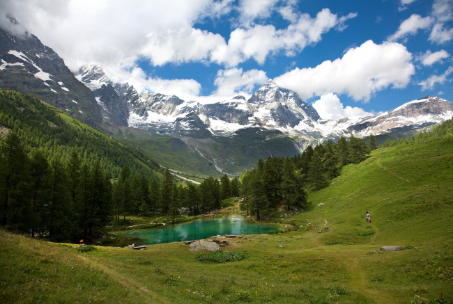 Обои картинки фото природа, пейзажи, озеро, горы, австрия, пейзаж
