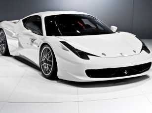 обоя ferrari 458 italia, автомобили, ferrari, белый