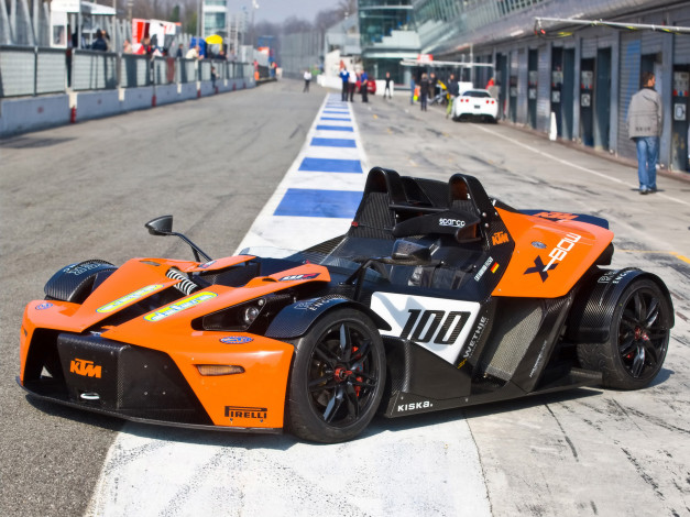 Обои картинки фото 2008, ktm, bow, автомобили