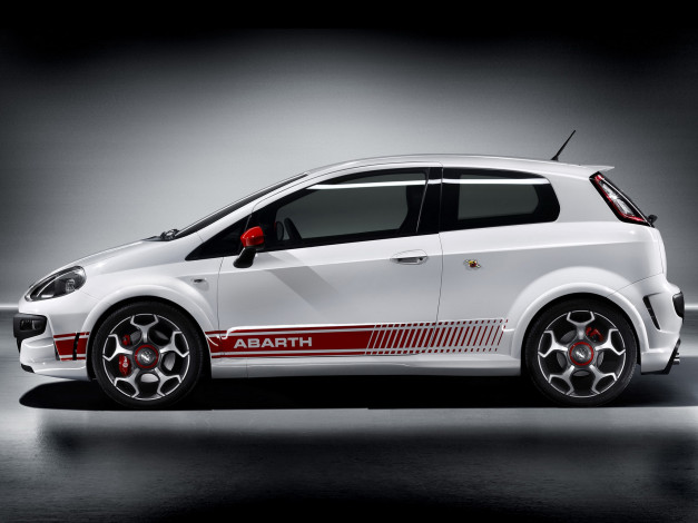 Обои картинки фото abarth, punto, evo, 2010, автомобили, fiat