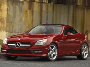 Картинка mercedes benz slk350 amg sports package us spec автомобили