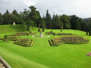 Картинка powerscourt gardens ирландия эннискерри природа парк