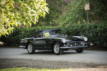 обоя ferrari 250 gt cabriolet,  1962, автомобили, ferrari, выставка, автопробег, автошоу