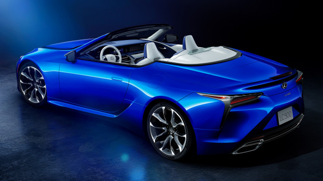 Обои картинки фото lexus lc 500 convertible structurial blue edition 2020 , jp, автомобили, lexus, lc, 500, convertible, srtucturial, blue, edition, 2020, крутой, автомобиль, ставший, легендарной, классикой