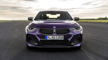 Картинка bmw+m240i+xdrive+coup+2021 автомобили bmw фиолетовый площадка