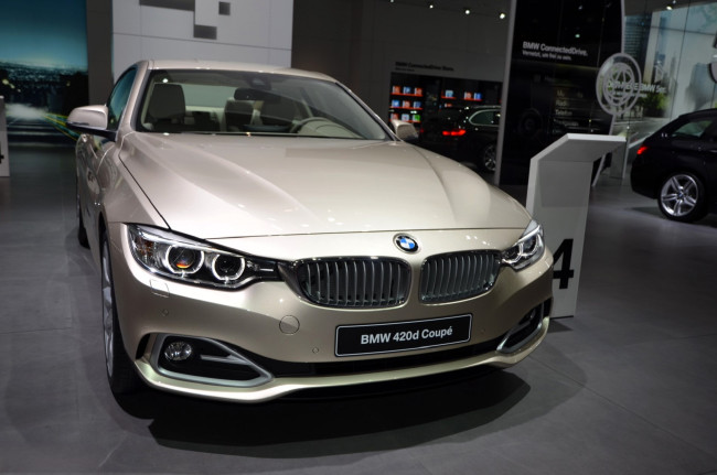 Обои картинки фото bmw 4-series 2014, автомобили, выставки и уличные фото, белый, салон