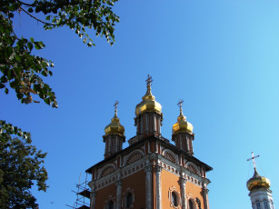 обоя троице, сергиева, лавра, города, православные, церкви, монастыри