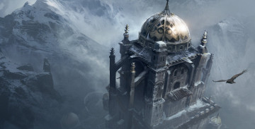Картинка assassin`s creed revelations видео игры крепость орёл горы