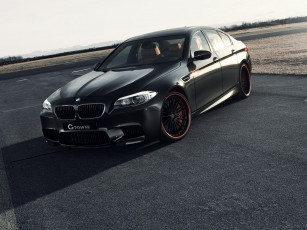 Картинка автомобили bmw m5 f10 g-power tuning black