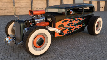 Картинка автомобили 3д 1929 ford