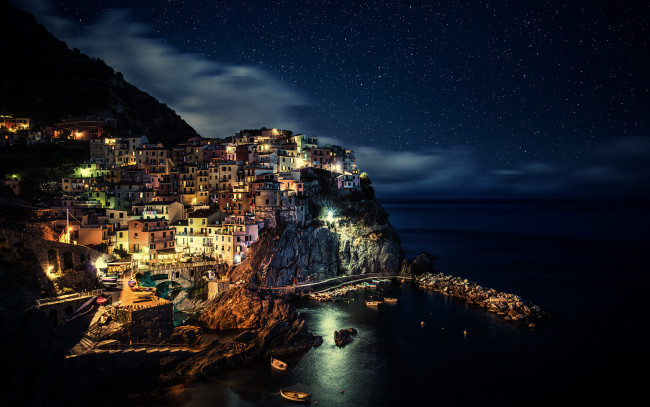 Обои картинки фото manarola, cinque, terre, italy, города, амальфийское, лигурийское, побережье, италия, море, Чинкве-терре, манарола, ligurian, sea, скалы