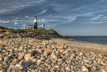 Картинка природа маяки океан пляж горизонт маяк