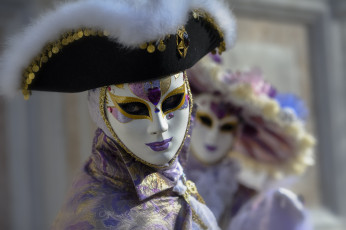 обоя разное, маски,  карнавальные костюмы, карнавал, маска, шляпа