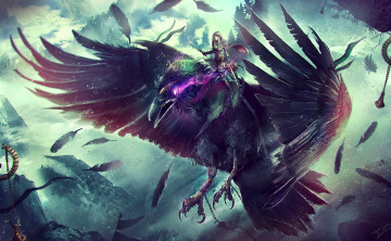 Картинка видео+игры world+of+warcraft rogue art raven wow warcraft blizzard world of