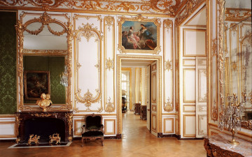 Картинка интерьер дворцы +музеи картины камин