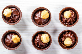 Картинка еда конфеты +шоколад +мармелад +сладости шоколадные орехи