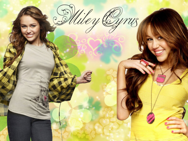 Обои картинки фото Miley Cyrus, девушки