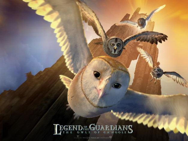 Обои картинки фото legend, of, the, guardians, owls, ga’hoole, мультфильмы