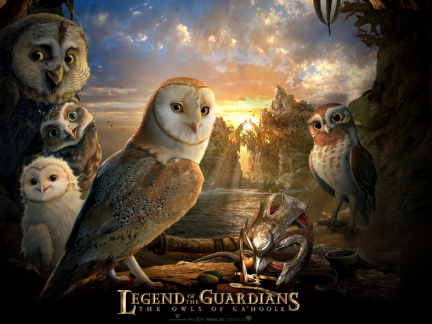 Обои картинки фото legend, of, the, guardians, owls, ga’hoole, мультфильмы