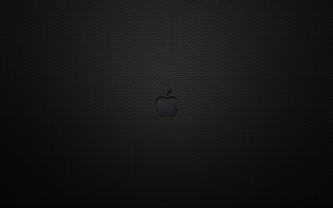 Обои картинки фото компьютеры, apple, тёмный, сетка, логотип, яблоко