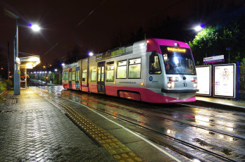 Картинка техника трамваи трамвай транспорт рельсы