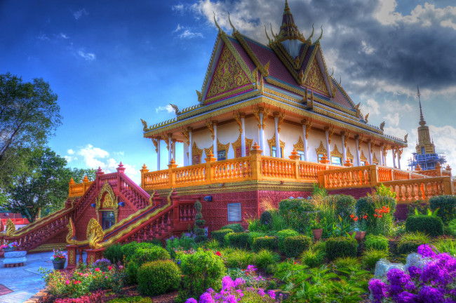 Обои картинки фото buddhist temple, города, - буддийские и другие храмы, пагода