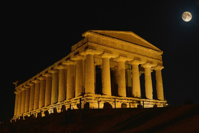 Обои картинки фото tempio della concordia, города, - исторические,  архитектурные памятники, храм, античный