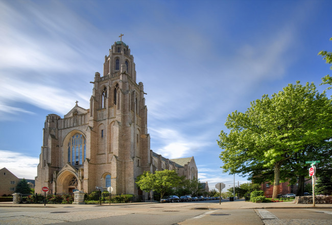 Обои картинки фото st,  agnes cathedral, города, - католические соборы,  костелы,  аббатства, площадь, собор