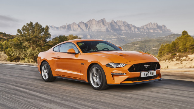 Обои картинки фото ford mustang gt coupe 2018, автомобили, ford, gt, mustang, 2018, coupe