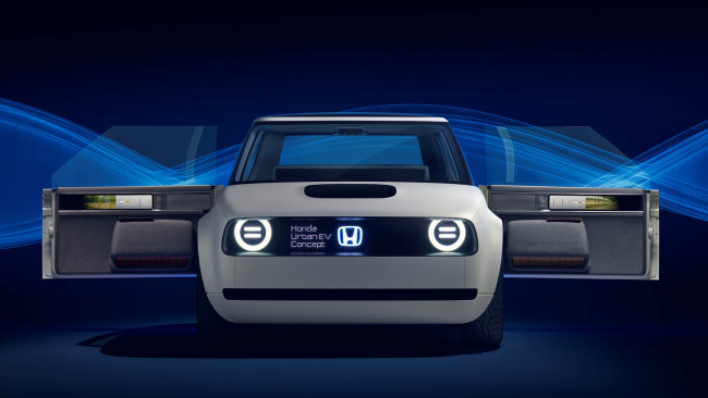 Обои картинки фото honda urban ev concept 2017, автомобили, honda, 2017, concept, ev, urban