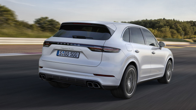 Обои картинки фото porsche cayenne turbo 2018, автомобили, porsche, 2018, turbo, cayenne