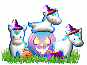 Картинка праздничные хэллоуин трава тыква halloween