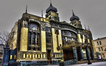 обоя azerbaijan opera and ballet theatre named after akhundov, города, баку , азербайджан, здание, театр