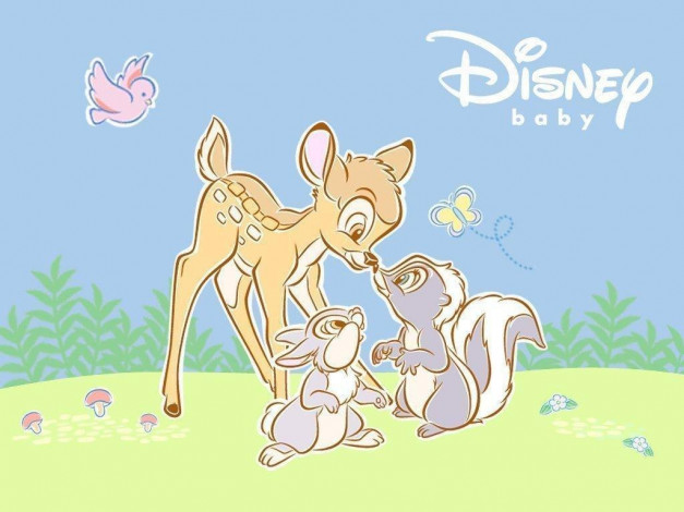 Обои картинки фото мультфильмы, bambi