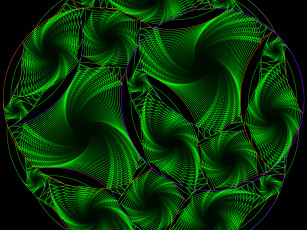 Картинка 3д графика fractal фракталы фон тёмный абстракция узор