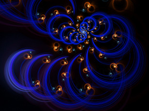 Картинка 3д графика fractal фракталы фон тёмный