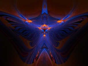 Картинка 3д графика fractal фракталы узор абстракция тёмный фон