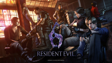 Картинка resident evil видео игры обитель зла 6 персонажи видеоигра