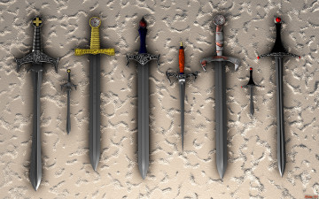 Картинка оружие 3d мечи клинки