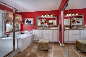 Картинка интерьер ванная+и+туалетная+комнаты кабина зеркало ванная дизайн
