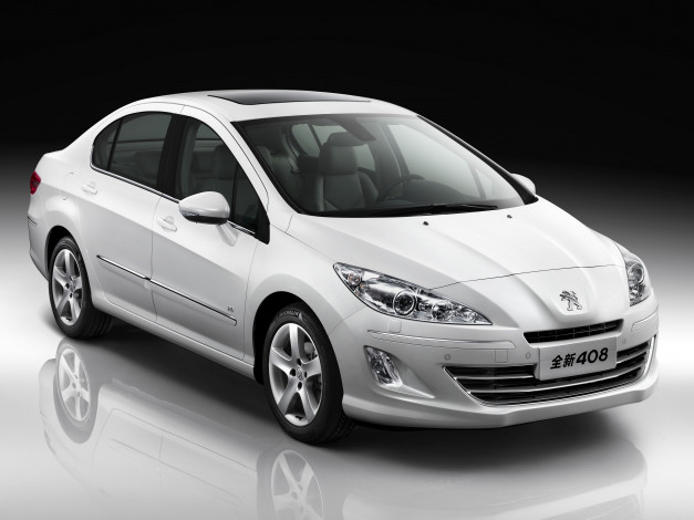 Обои картинки фото автомобили, peugeot, светлый, 2012г, cn-spec, 408